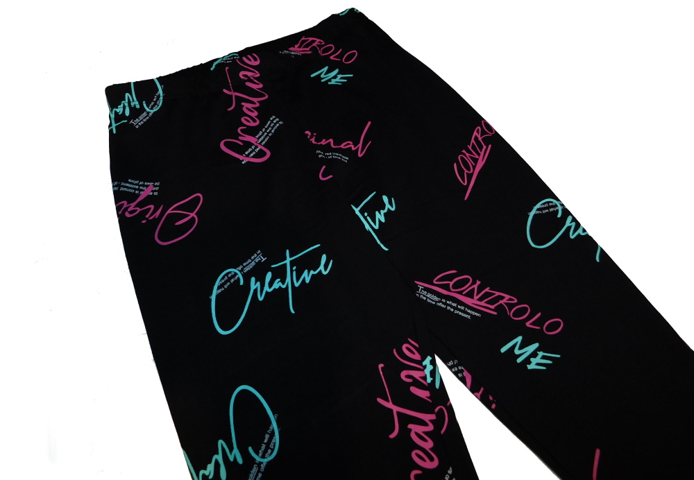 Dívčí legíny Kugo SL3557 černé